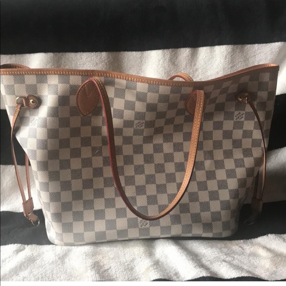 Louis Vuitton Neverfull MM damier azur
